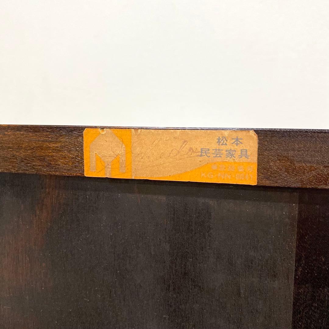 松本民芸家具 ライティングビューロー チェスト デスク 机 民藝 民芸家具 2