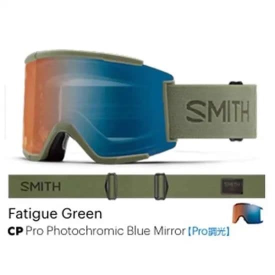 SMITHスミス2026 SQUAD XL/FATIGUE GREEN調光レンズ
