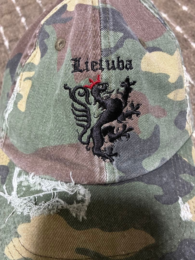 ALEXANDER DIGENOVA 25SS 迷彩CAP カモ　ダメージ加工