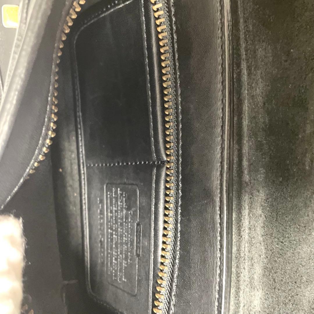 美品 coach ボディバッグ レガシー ターンロック レザー 黒 y2k