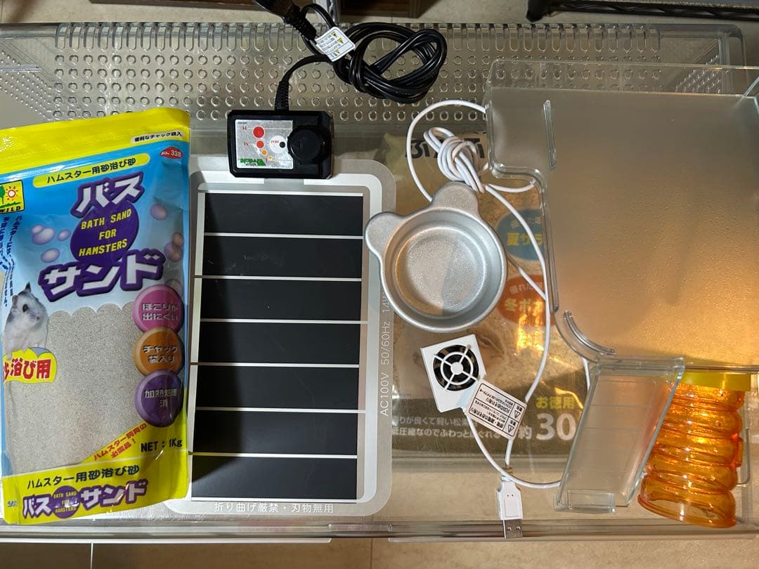 【消毒済み】ハムスター飼育セット