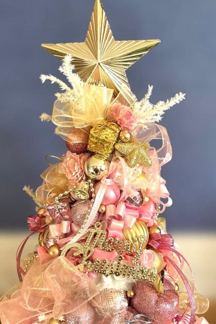 ピンククリスマスツリー！55センチ❣️ミッチー❣️