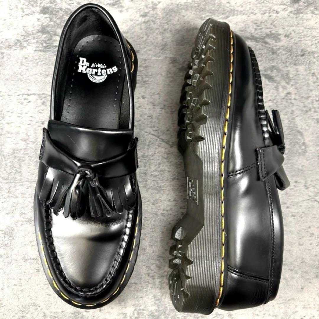【美品】UK8（27cm）ドクターマーチン タッセルローファー エイドリアン厚底