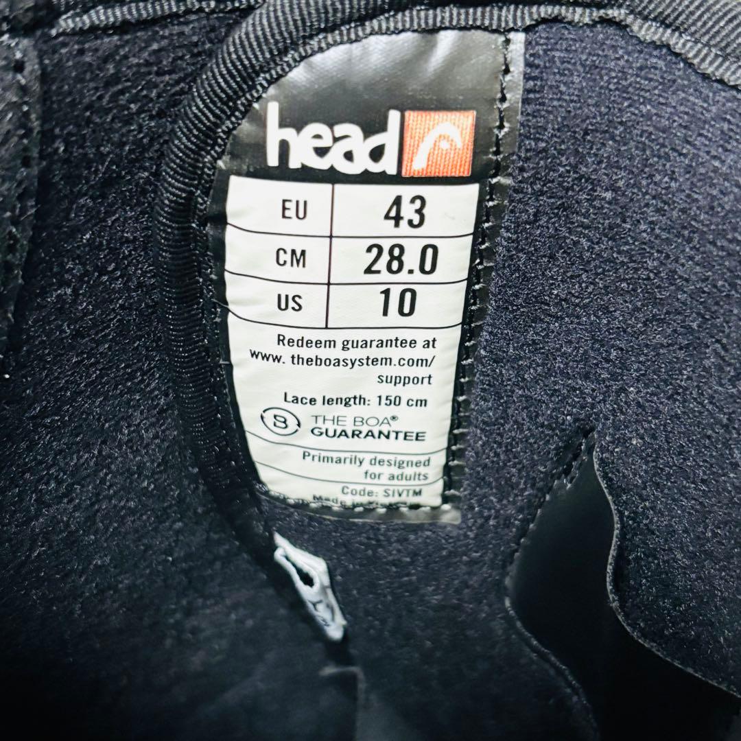 HEADヘッド　スノーボードブーツ STRIKEBOA Black ダイヤル式