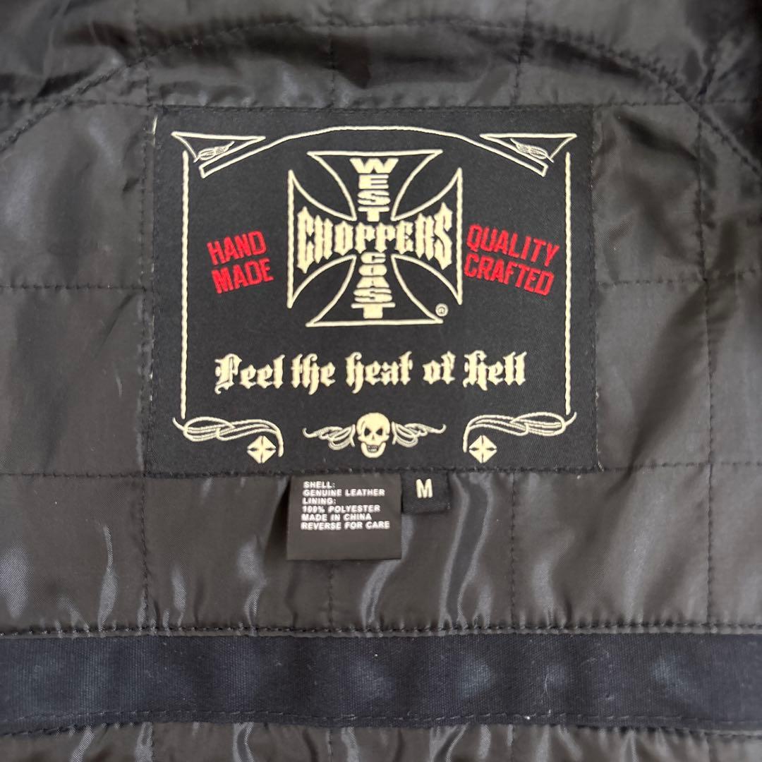 希少WEST CHOPPERS COAST シングルライダースジャケットMサイズ