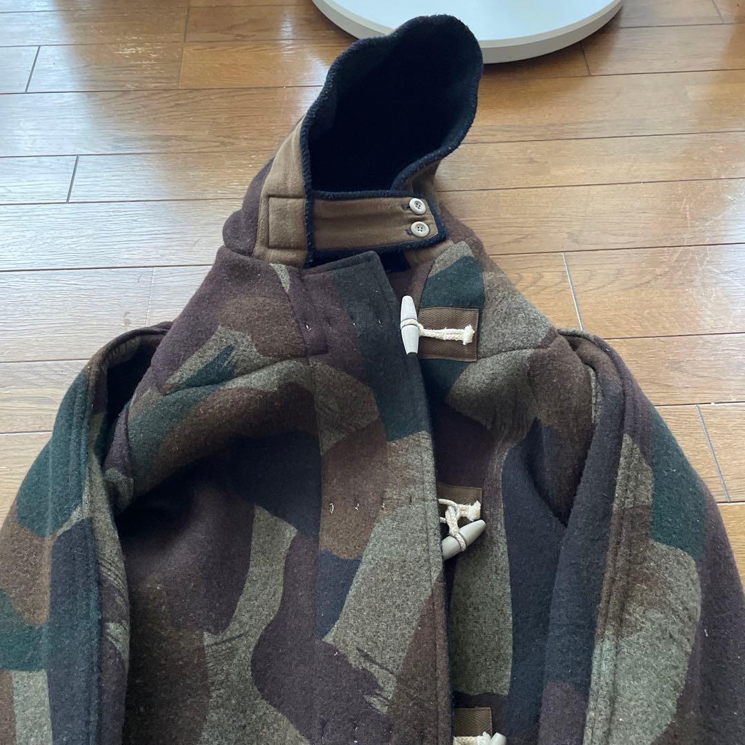 Nigel Cabourn リバーシブルダッフルコート 迷彩×ネイビー 46