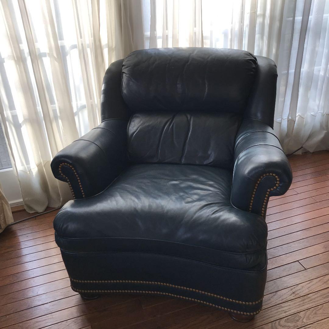 クリントン大統領執務室HANCOOK&MOORE,INC.1人ソファ