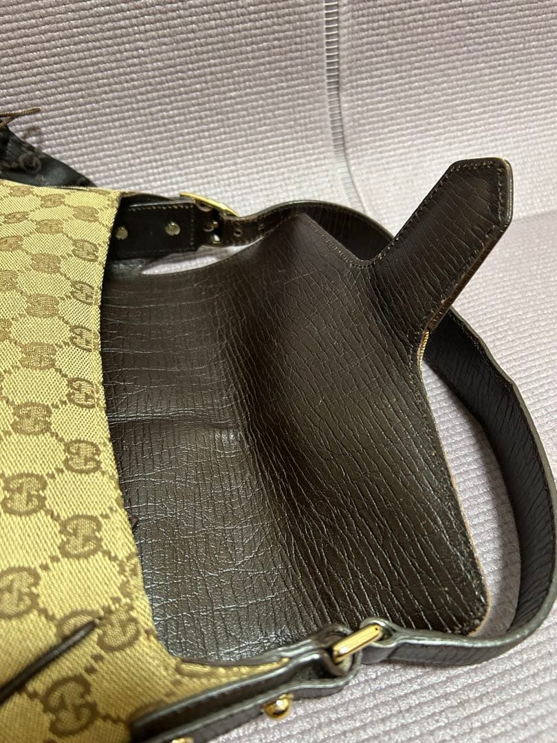 M*a様 希少 GUCCI ホースビット ショルダーバッグ GGキャンバス