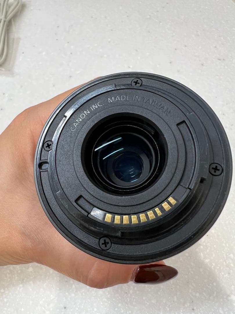 Canon EOS M ホワイト ミラーレスレンズセット55-200mmレンズ付