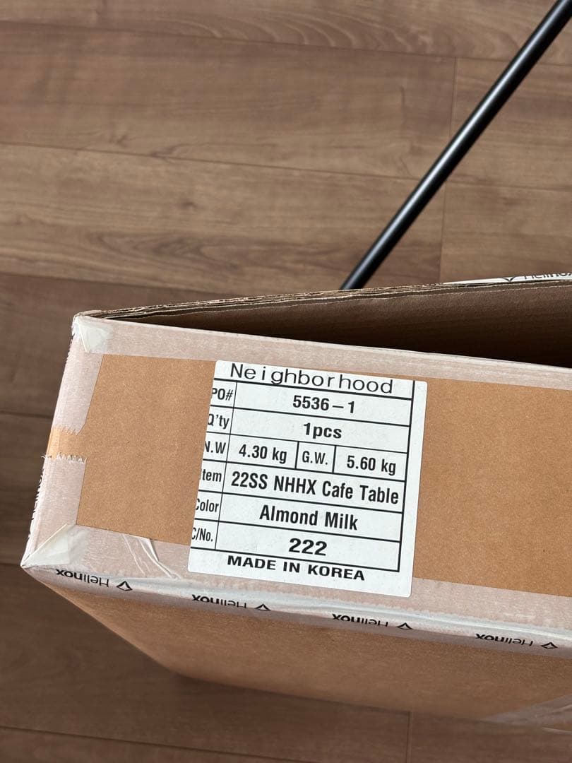 テーブル・チェア・ハンモック NEIGHBORHOOD 22SS HX / HP-CAFE TABLE