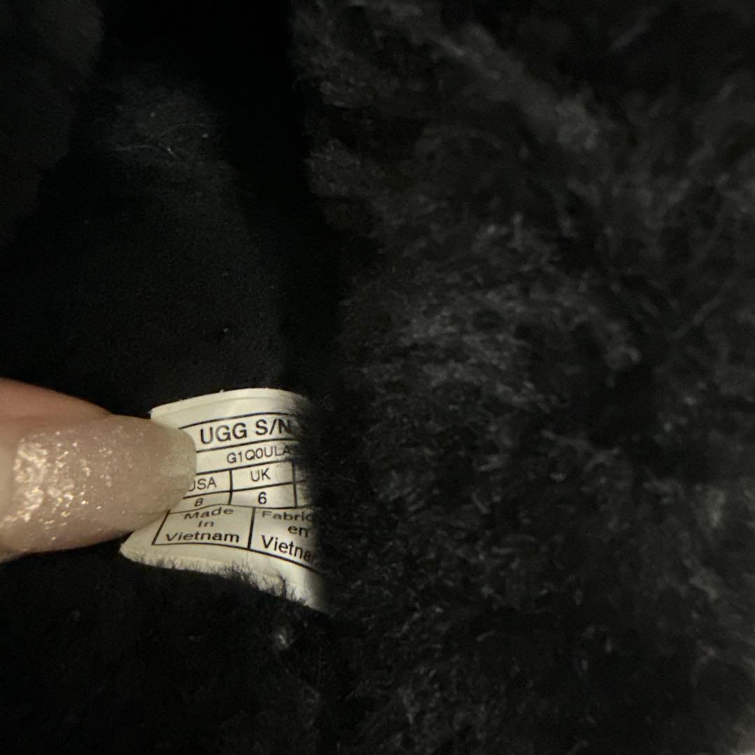 UGG ブラック アグ ディスケット　スリッポン　39