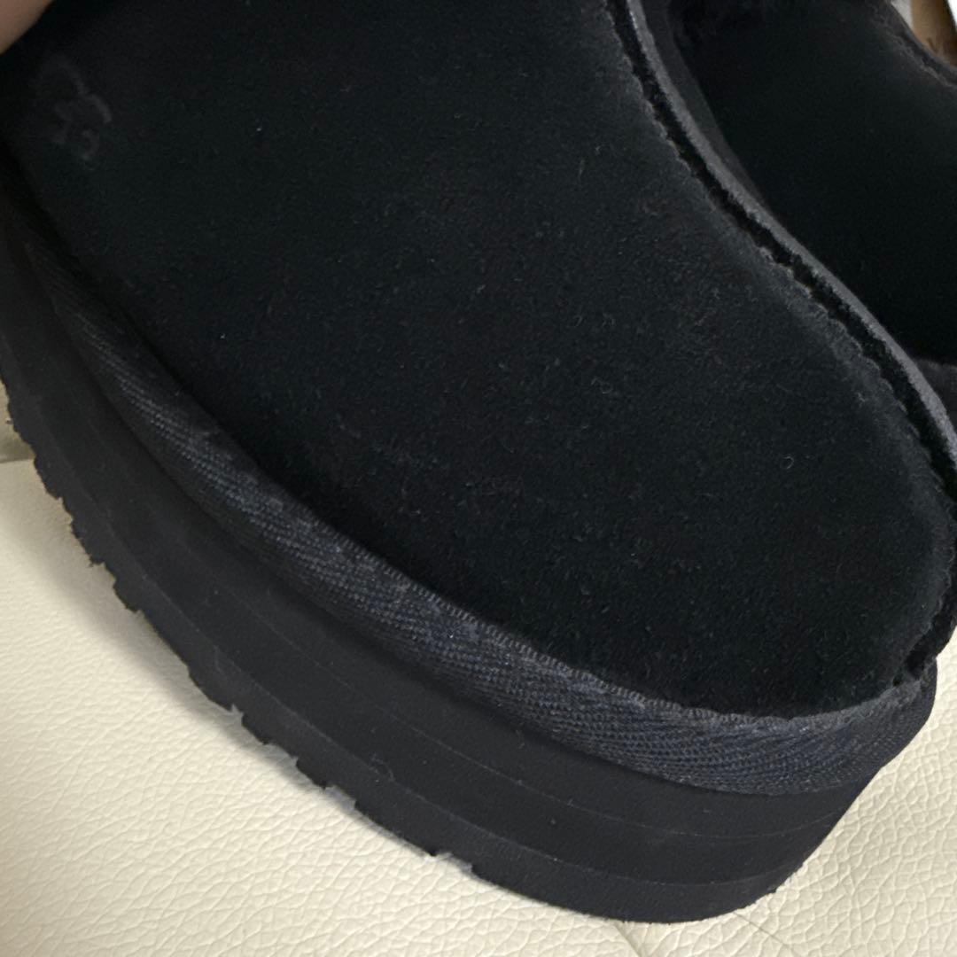 UGG ブラック アグ ディスケット　スリッポン　39