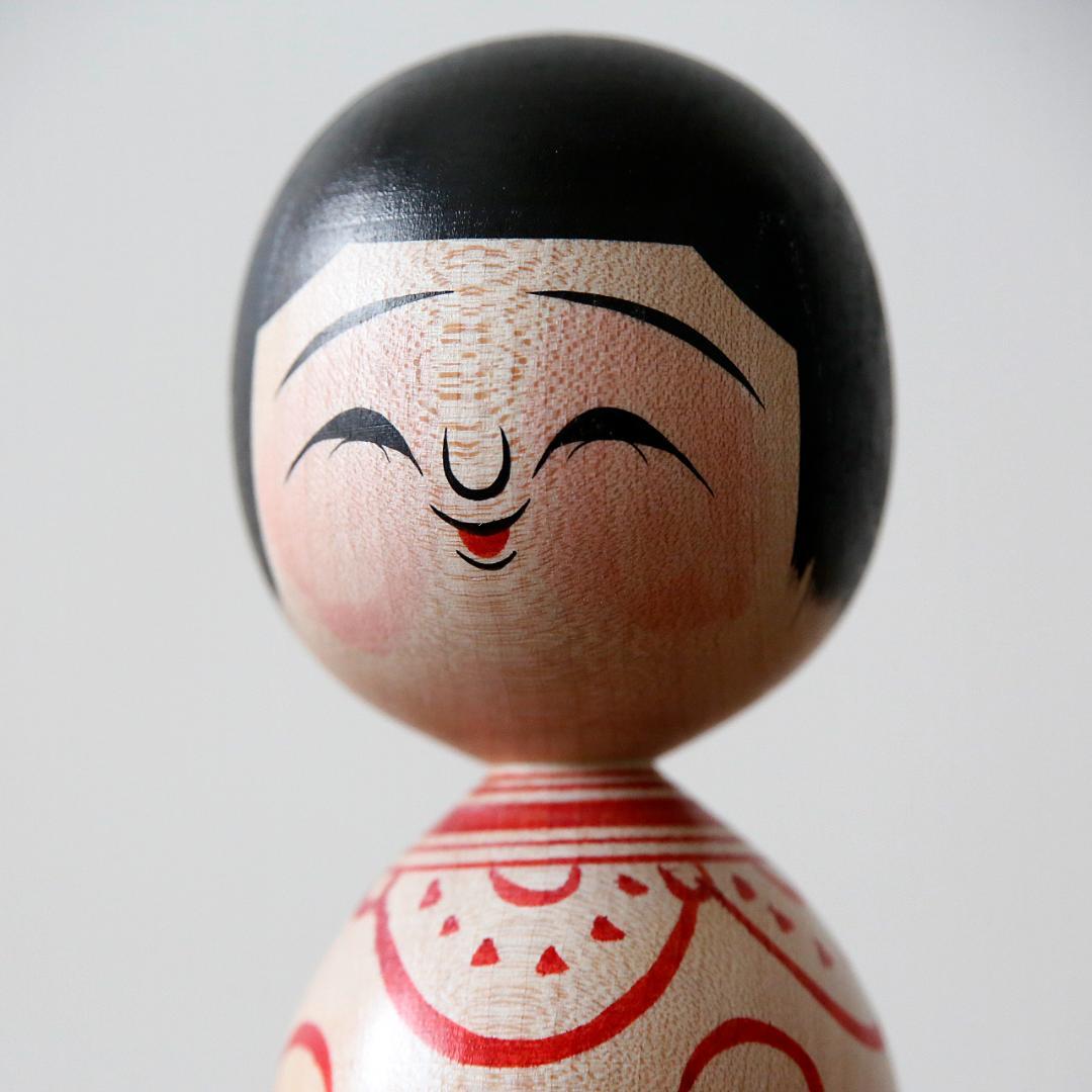 奥瀬鉄則 津軽こけし（23cm / 9in）