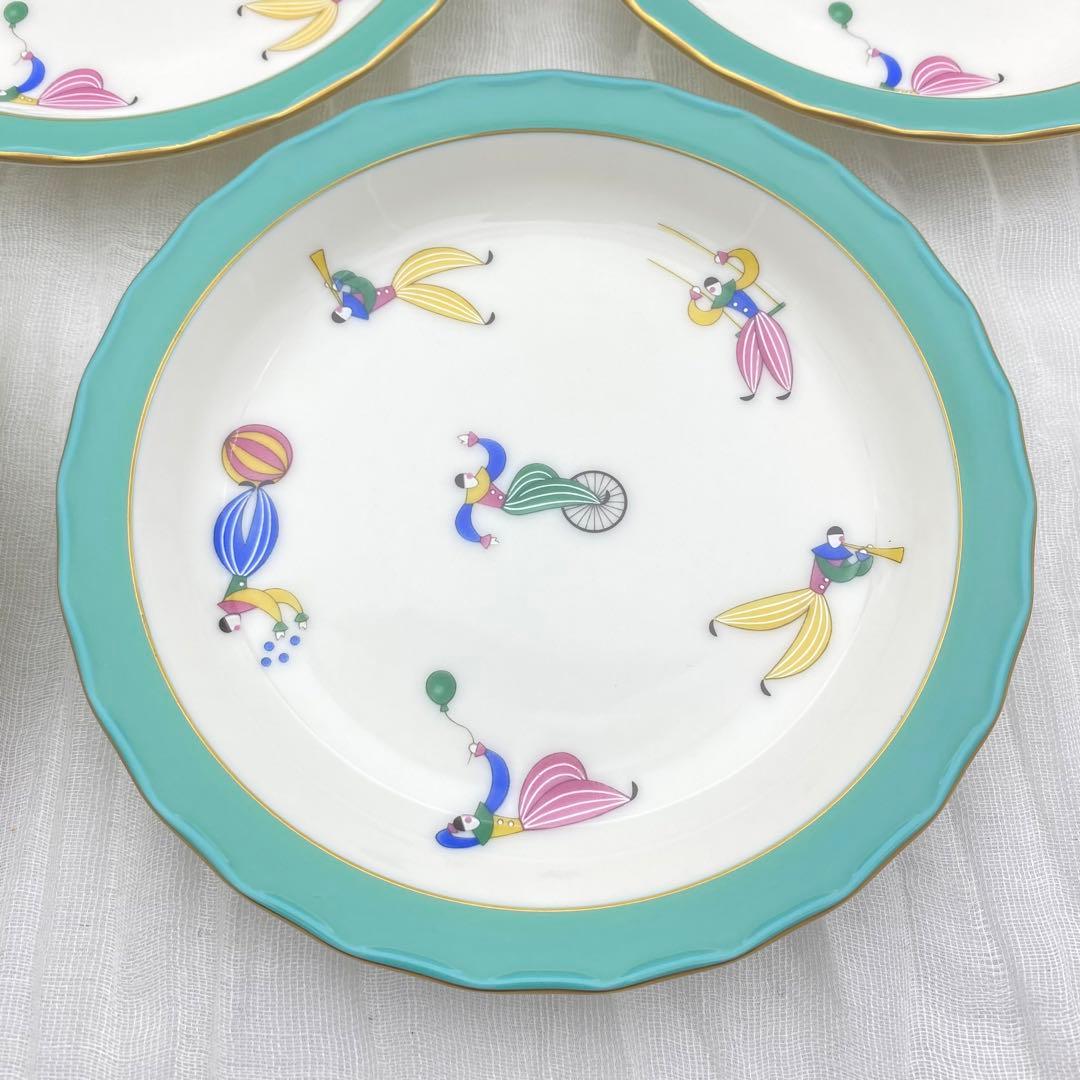 香蘭社　愉快な仲間　ピエロ　カレー皿　スープ皿　小皿　銘々皿　合計8枚