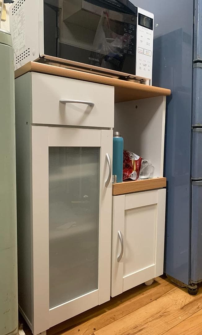 キャスター付き キッチンカウンター 引き出し収納 収納