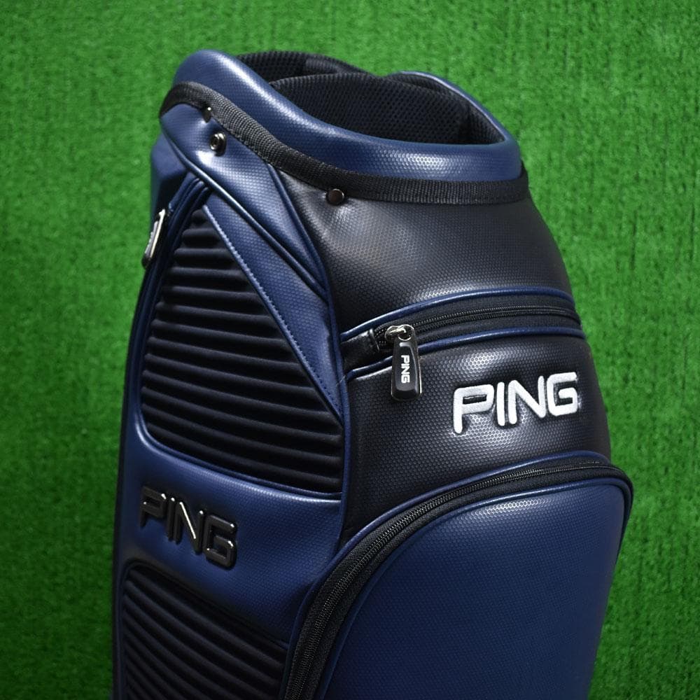 PING/ピン ゴルフ キャディバッグ９型【ネイビー】超美品！