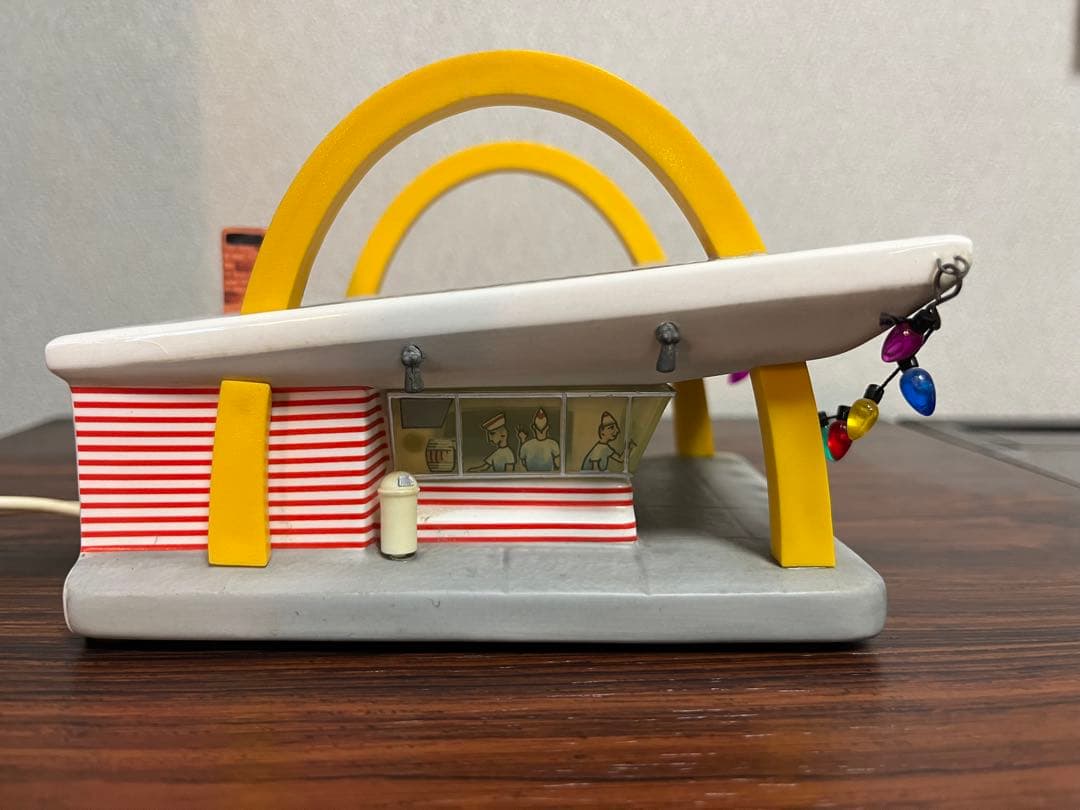 マクドナルド McDonald's 店舗型　ライト　テーブルランプ