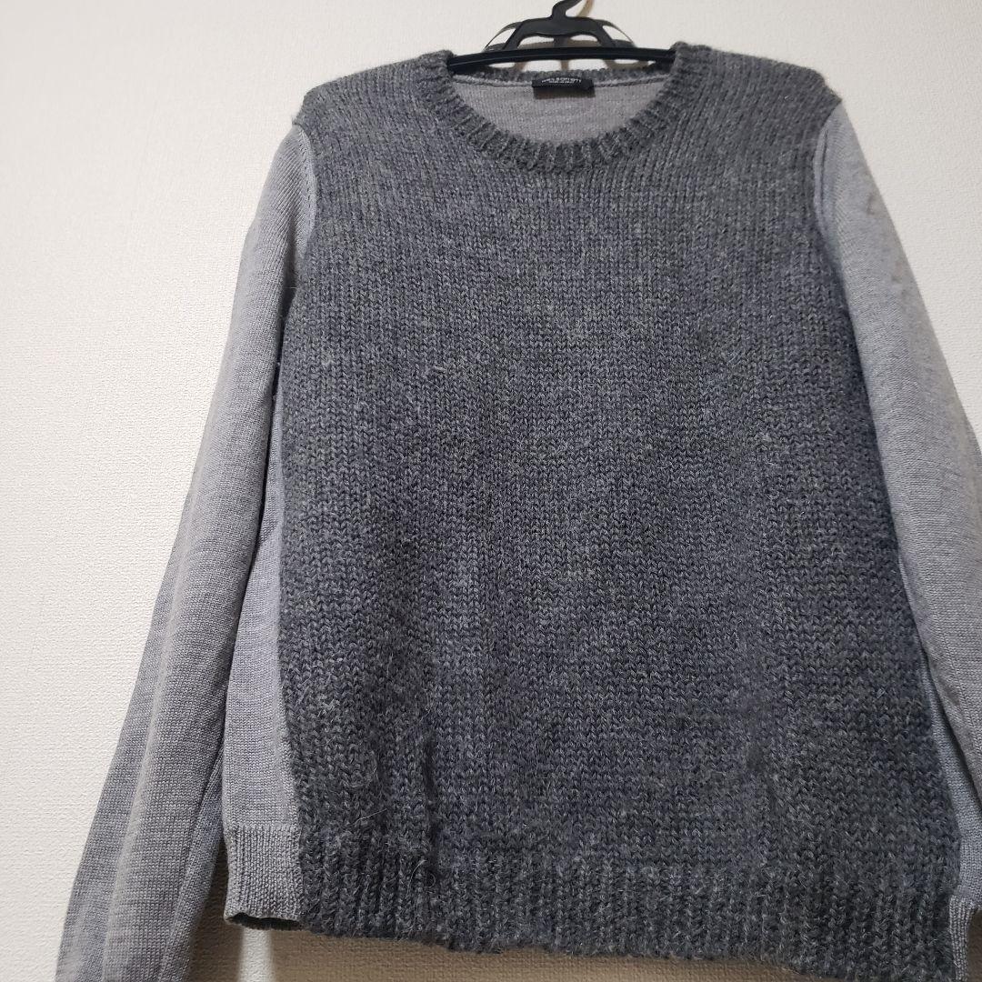 1523様】ミスディアナニールバレットアルパカ混切替ニットMISS DEANNA