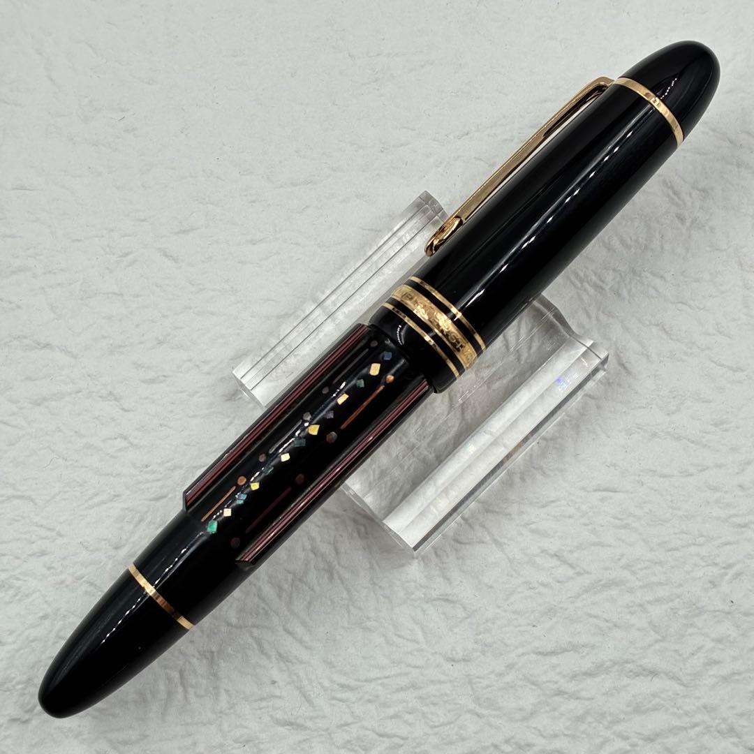 モンブラン 万年筆 149 漆 段塗り(加藤照代氏) ペン先調整(長原宣義氏)