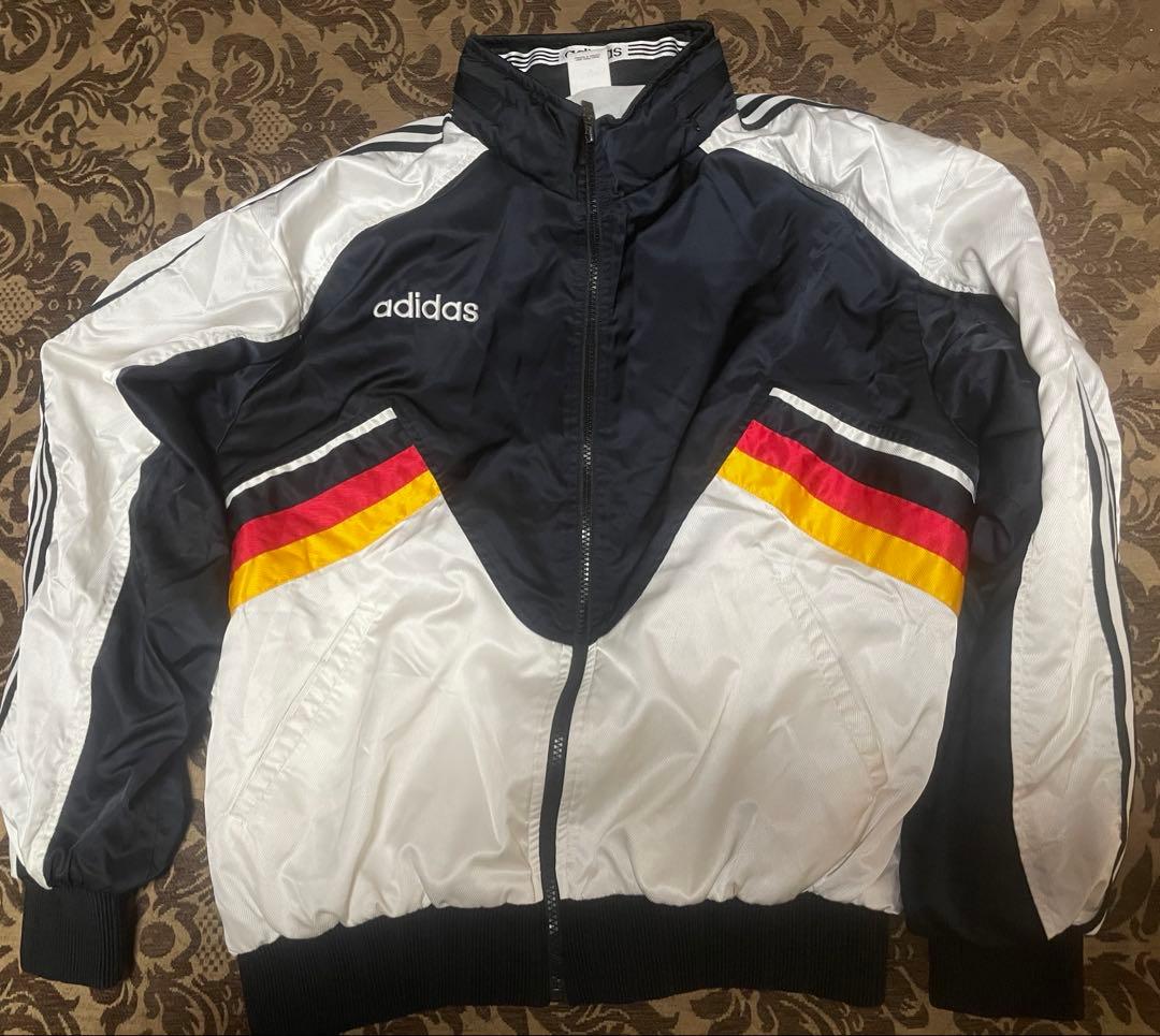 adidas デサント製 ドイツ代表 ナイロンジャケット 　上下セット