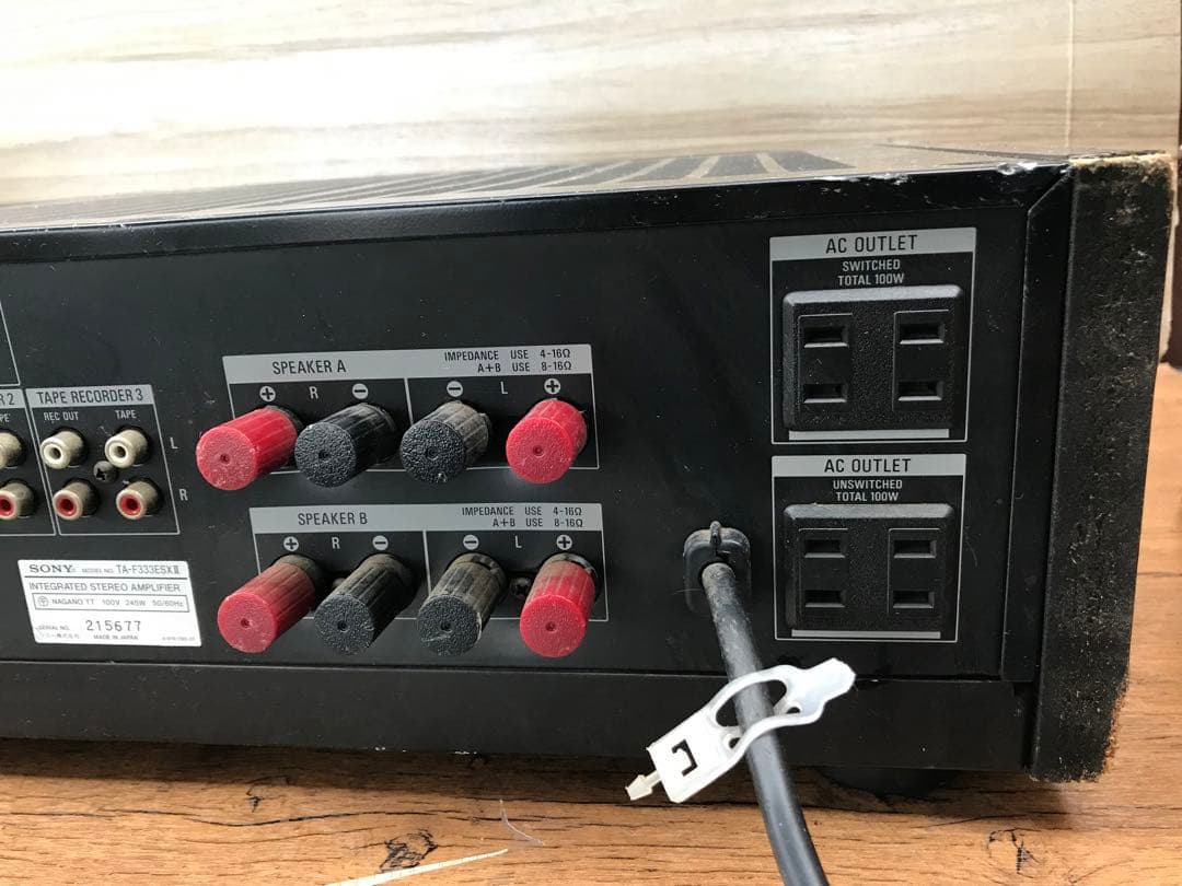 SONY 333ESXⅡ プリメインアンプ　動作良好(F52)