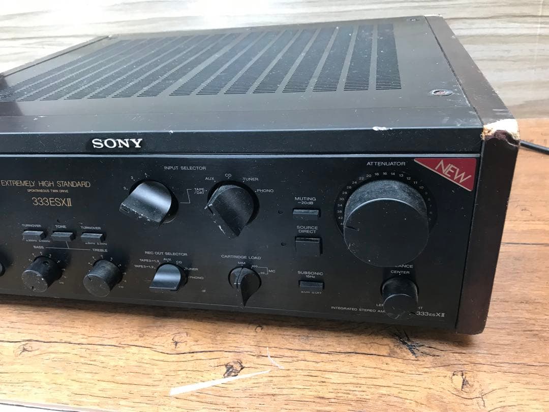 SONY 333ESXⅡ プリメインアンプ　動作良好(F52)