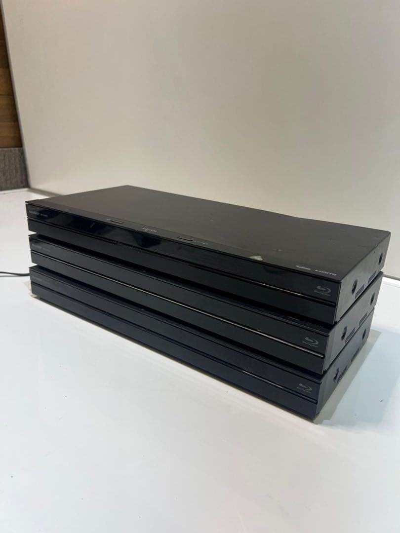 SHARP ブルーレイレコーダー x3 ジャンク