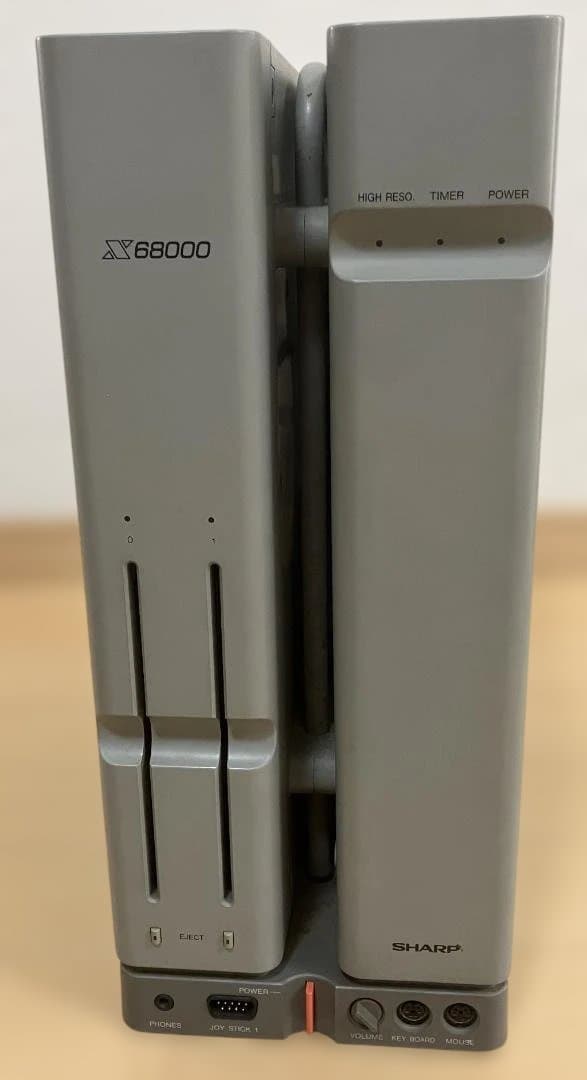 SHARP X68000 CZ-600CE＋キーボード・セット　ジャンク