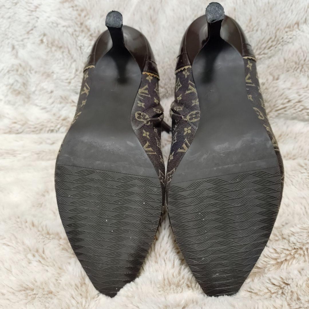 LOUIS VUITTON モノグラムミニ ショートブーツ 36