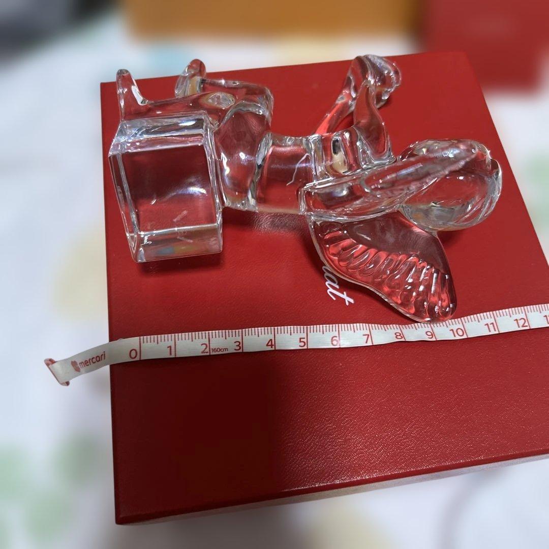 新品Baccarat バカラ　天使エンジェル 置物　クリスタル　ガラス