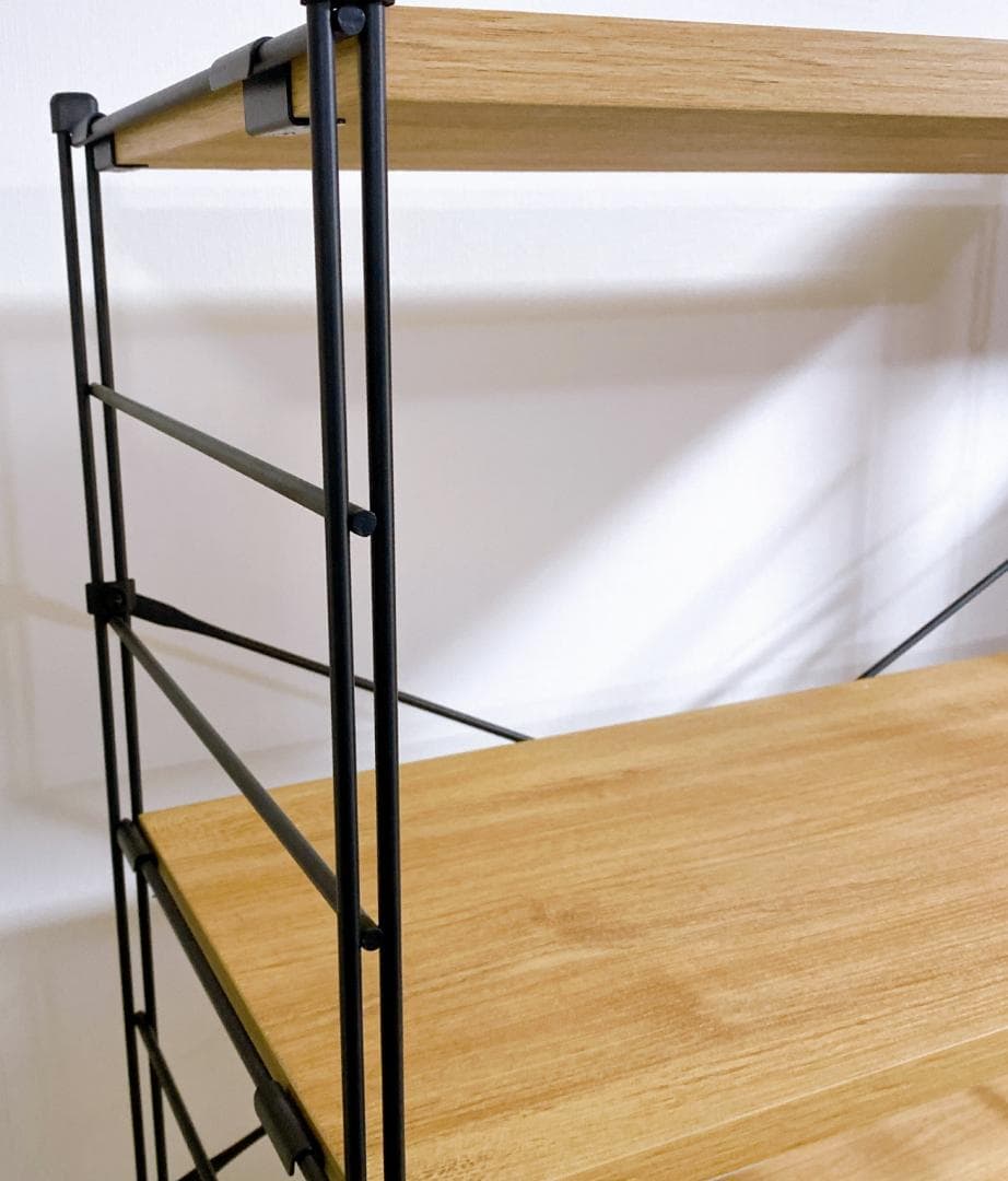 まみちゃん専用　YAMAZEN ウッドシェルフ 5段 ラック ナチュラル