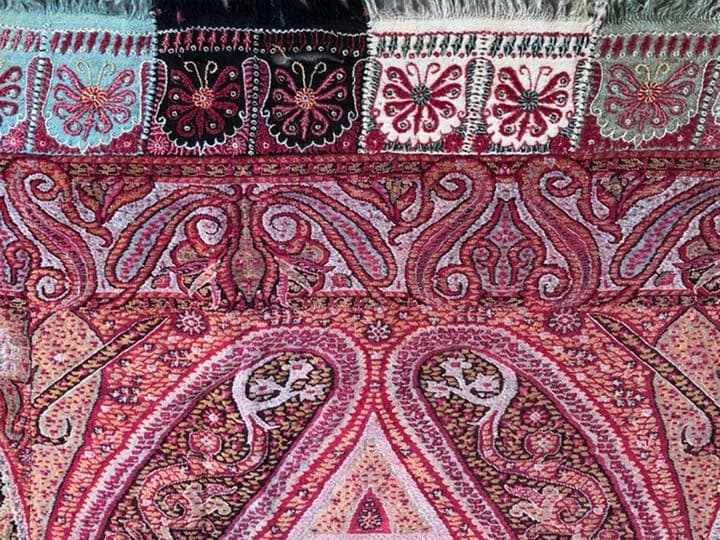 インド綴織カシミールショール