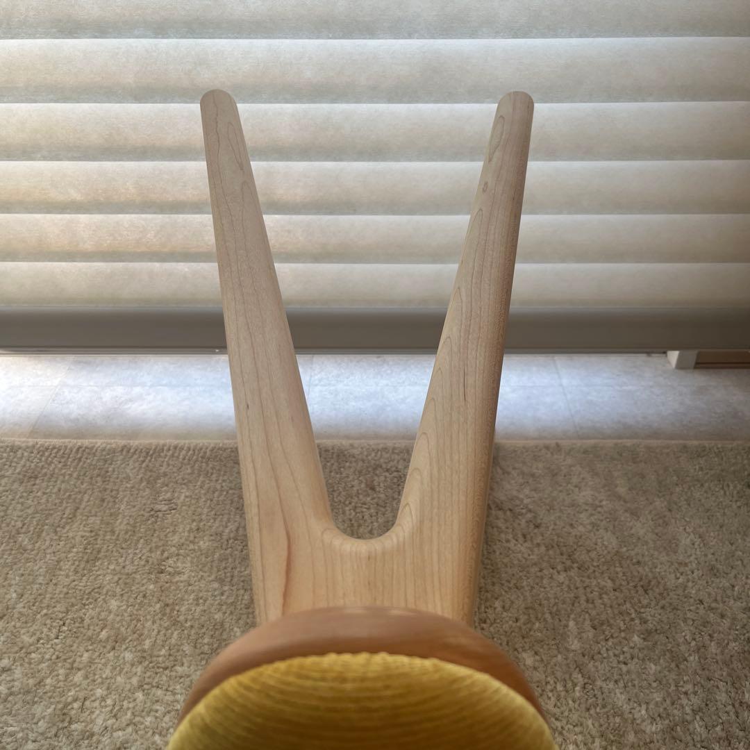 ナガノインテリア　木製スツール 【美品】