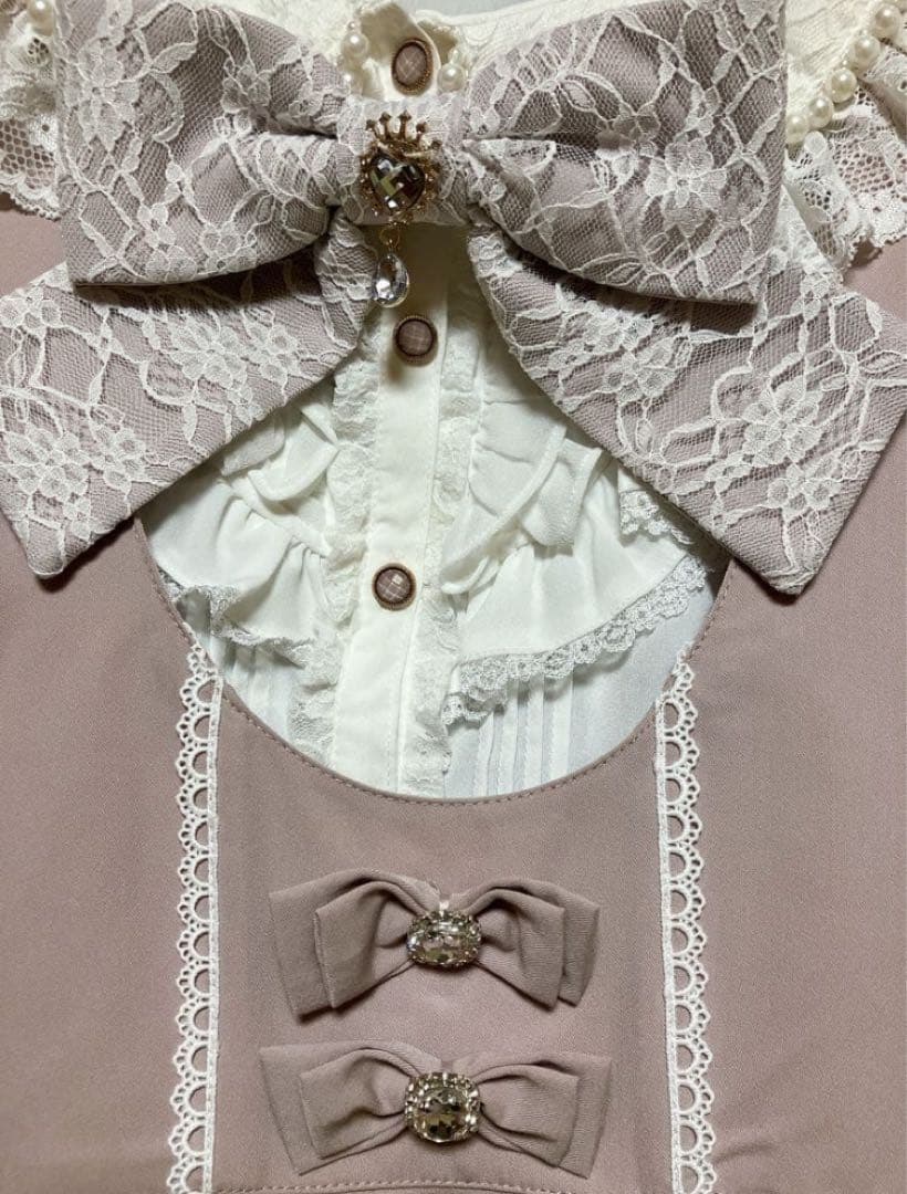 【LIZ LISAブラウス付】量産姫レースリボンJSK L