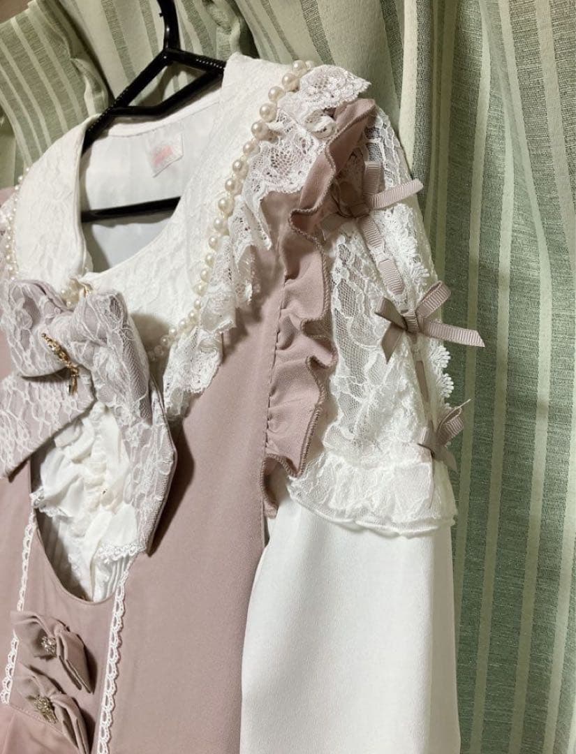 【LIZ LISAブラウス付】量産姫レースリボンJSK L