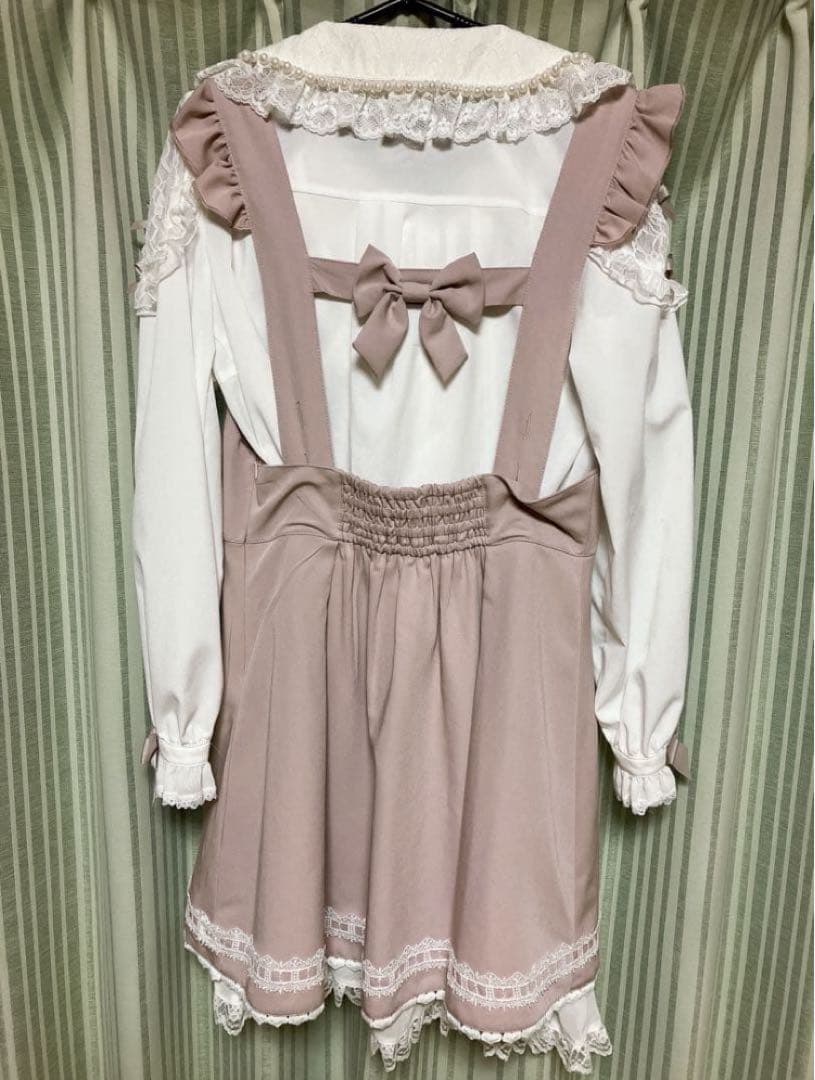 【LIZ LISAブラウス付】量産姫レースリボンJSK L