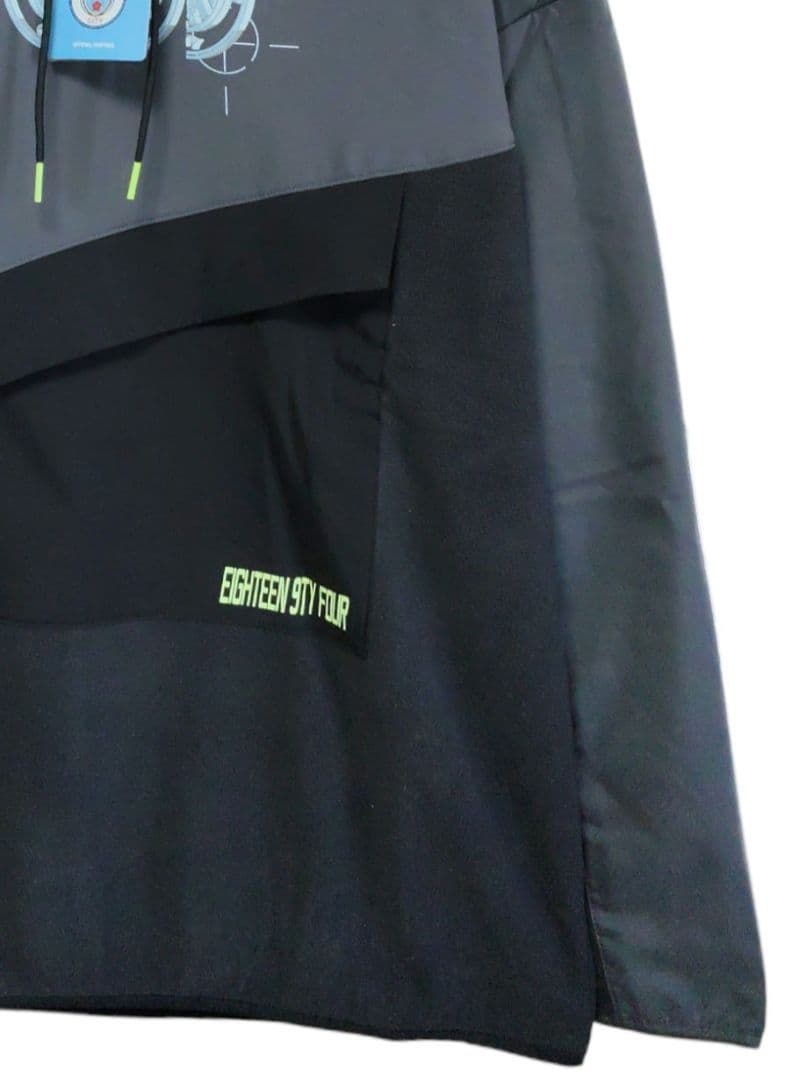 新品 希少品 マンチェスターシティFC オフィシャルフーディー 裏起毛パーカー