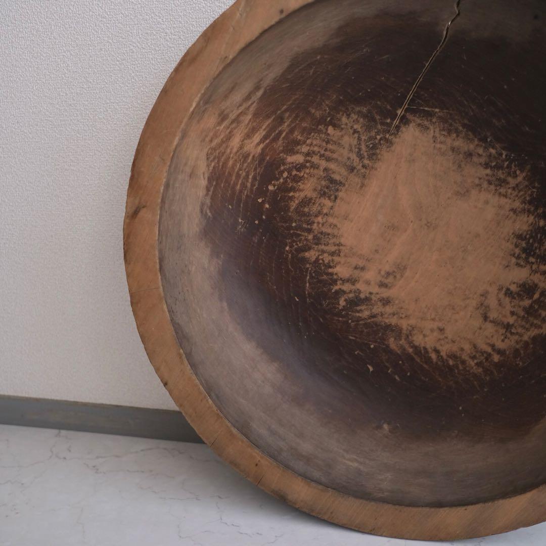 木鉢 木皿 こね鉢 古道具 古物 骨董 アンティーク オブジェ ジブリ