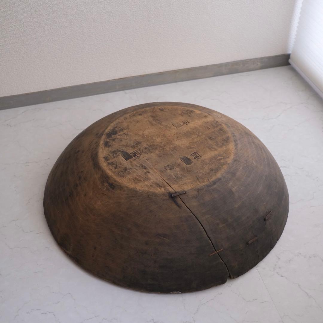 木鉢 木皿 こね鉢 古道具 古物 骨董 アンティーク オブジェ ジブリ