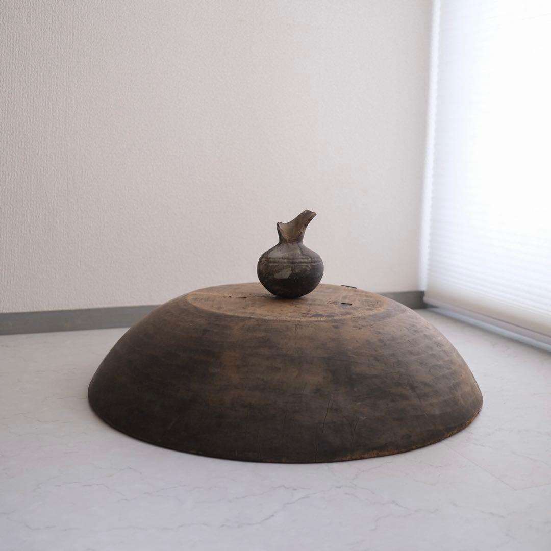 木鉢 木皿 こね鉢 古道具 古物 骨董 アンティーク オブジェ ジブリ