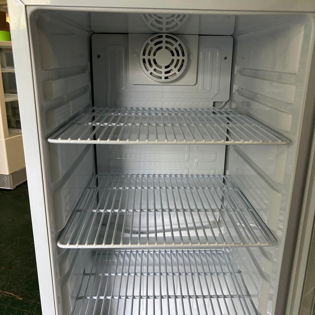 127業務用 冷蔵ショーケース オフィスコンビニ XW-105 左右開き 小型