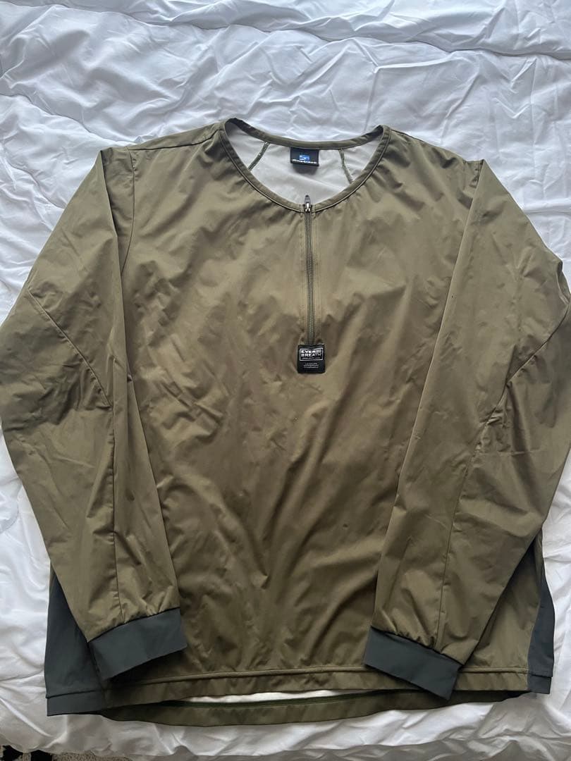 finetrack オリーブ ジップ付き長袖上下セット