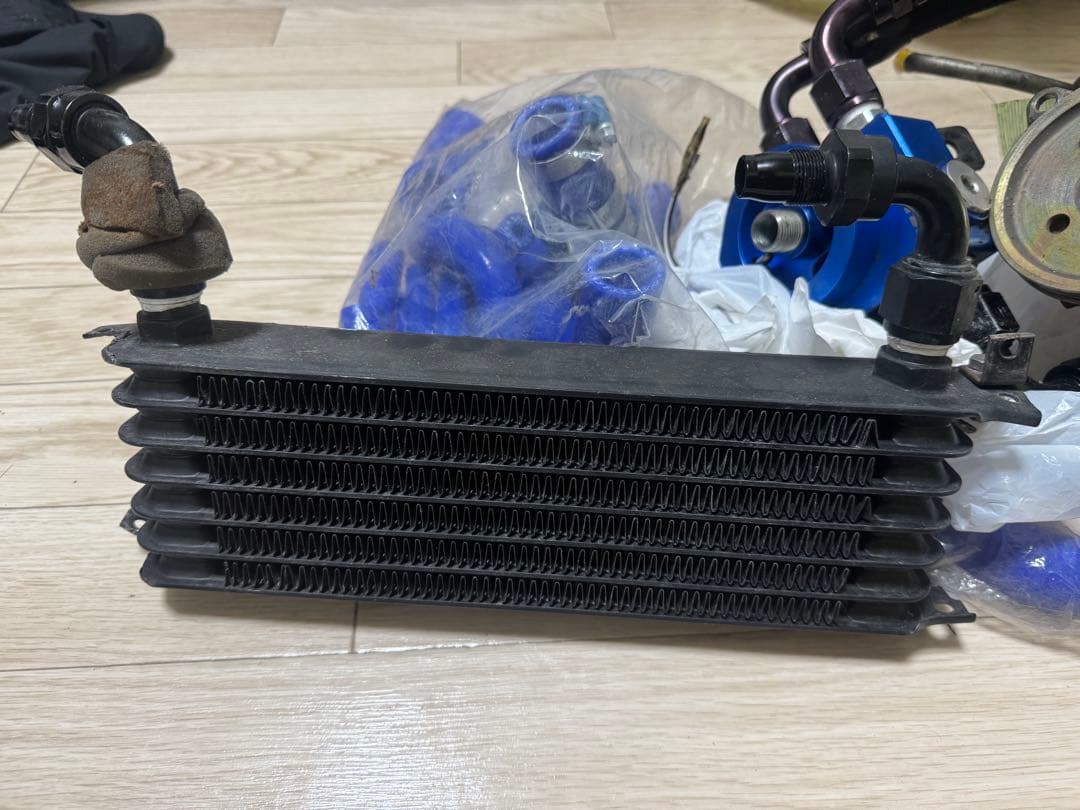 L880KコペンオイルクーラーセットSKIDオイルブロック　フィルタ移設