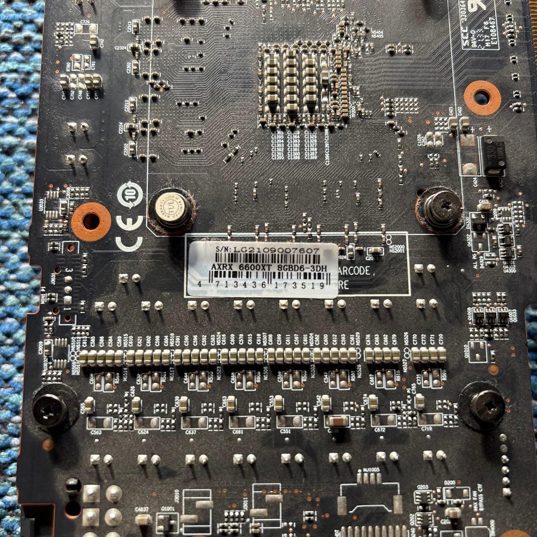 グラボAMD RADEON RX 6600XT 8GB