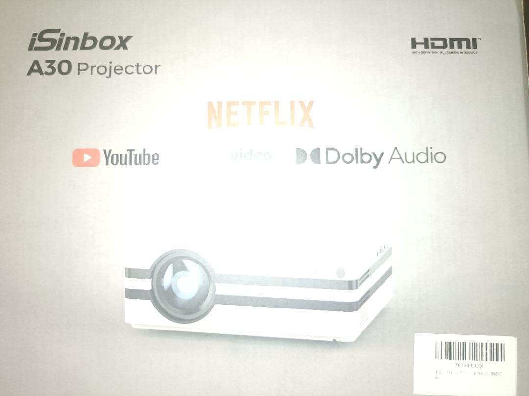 プロジェクター Netflix iSinbox 1000ANSI 1080P