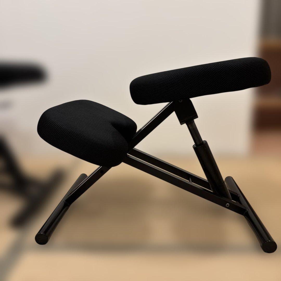 【3KeTa専用】ニトリ　姿勢矯正チェア 黒　2点