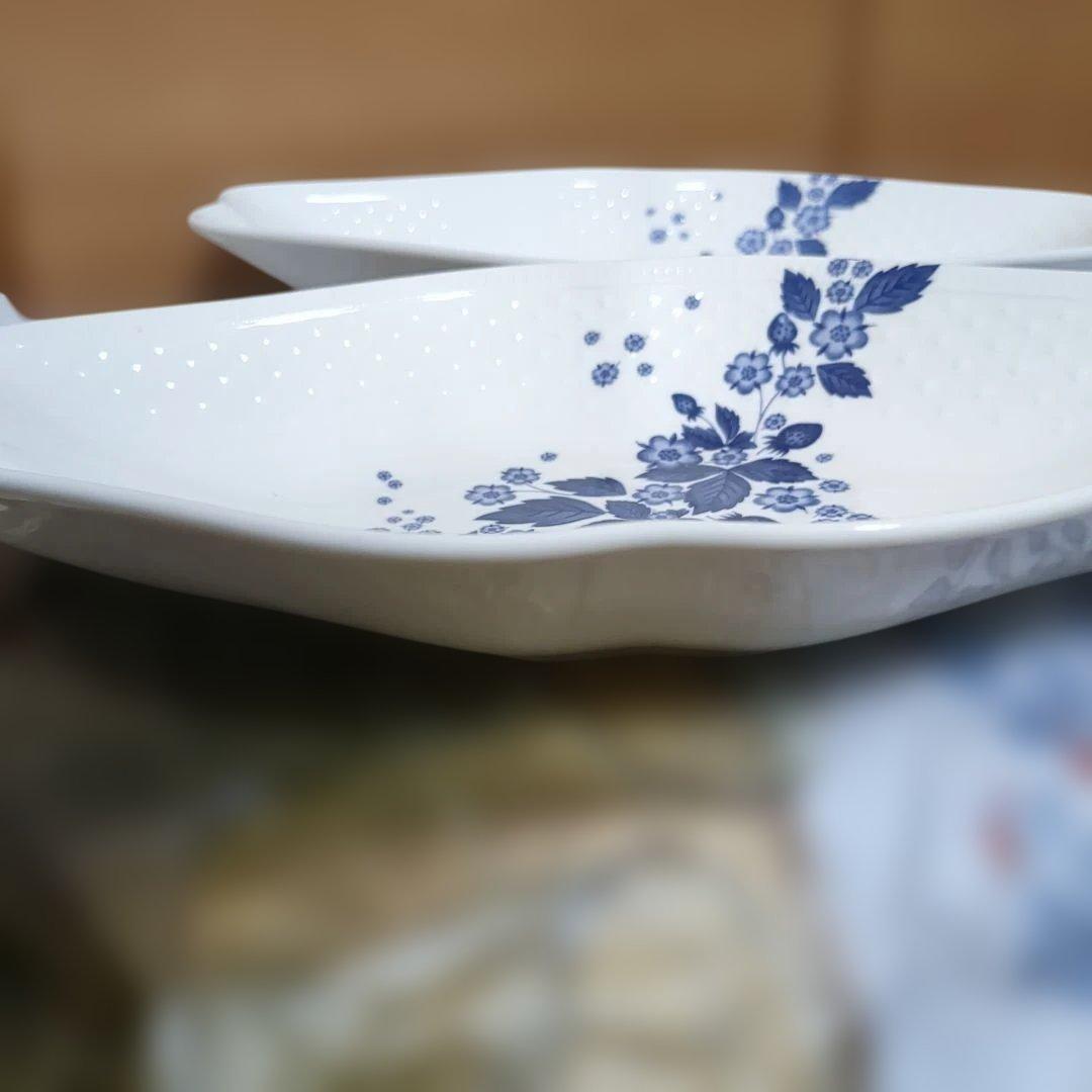  ストロベリーブルームインディゴ 食器セット 4点