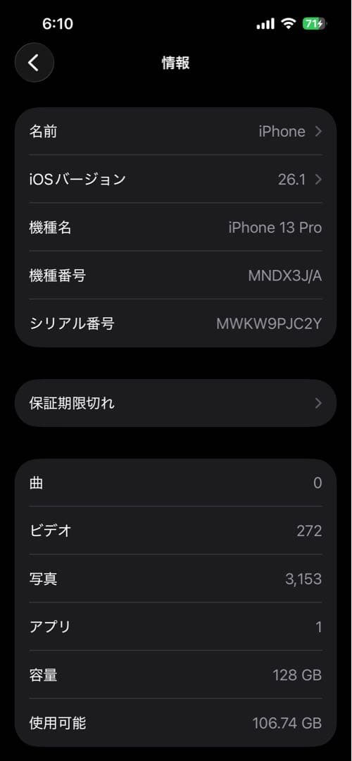 iPhone 13 Pro アルパイングリーン 128GB