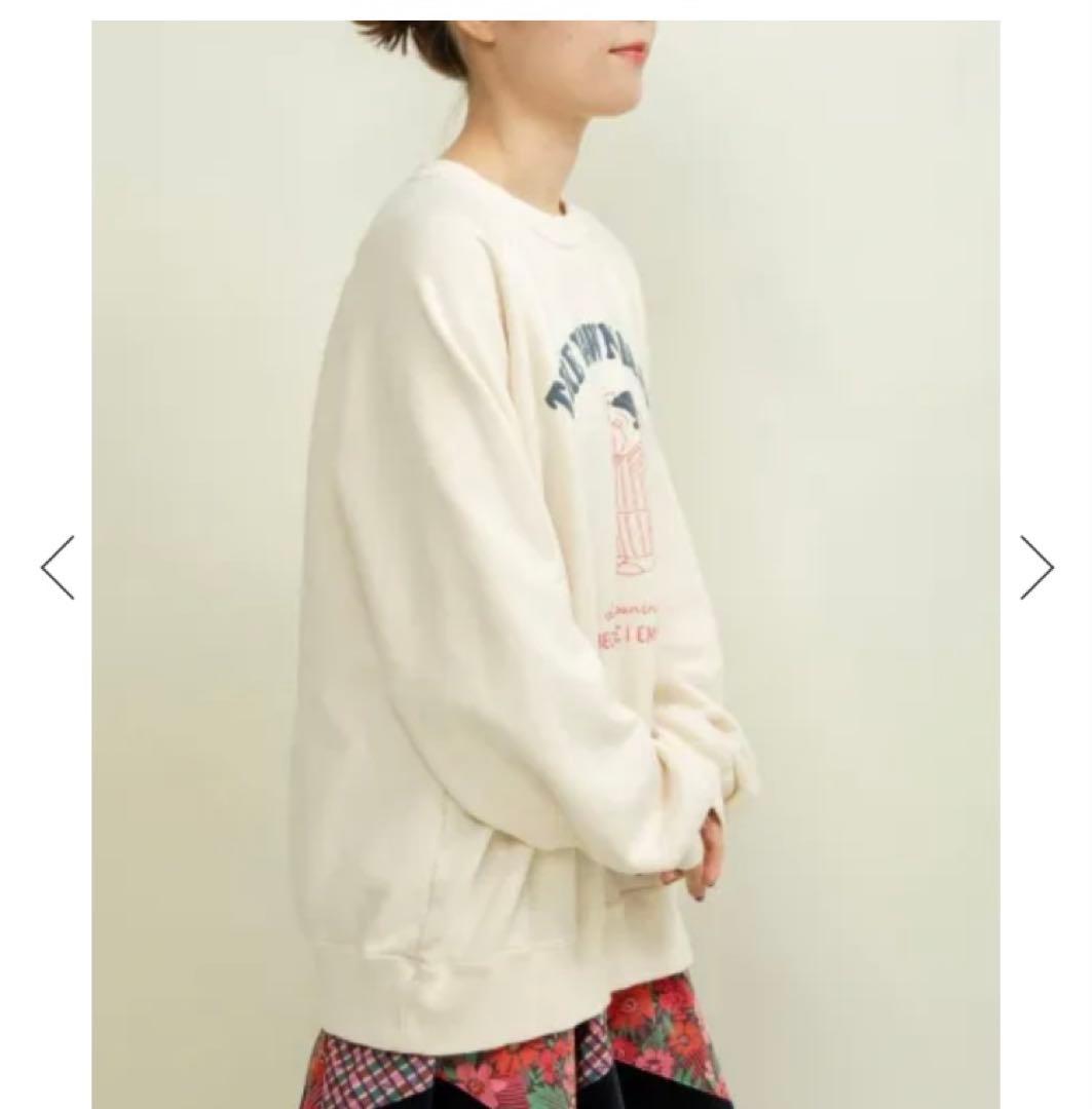 チャイルドウーマン　眠たいクマ裏毛スウェット