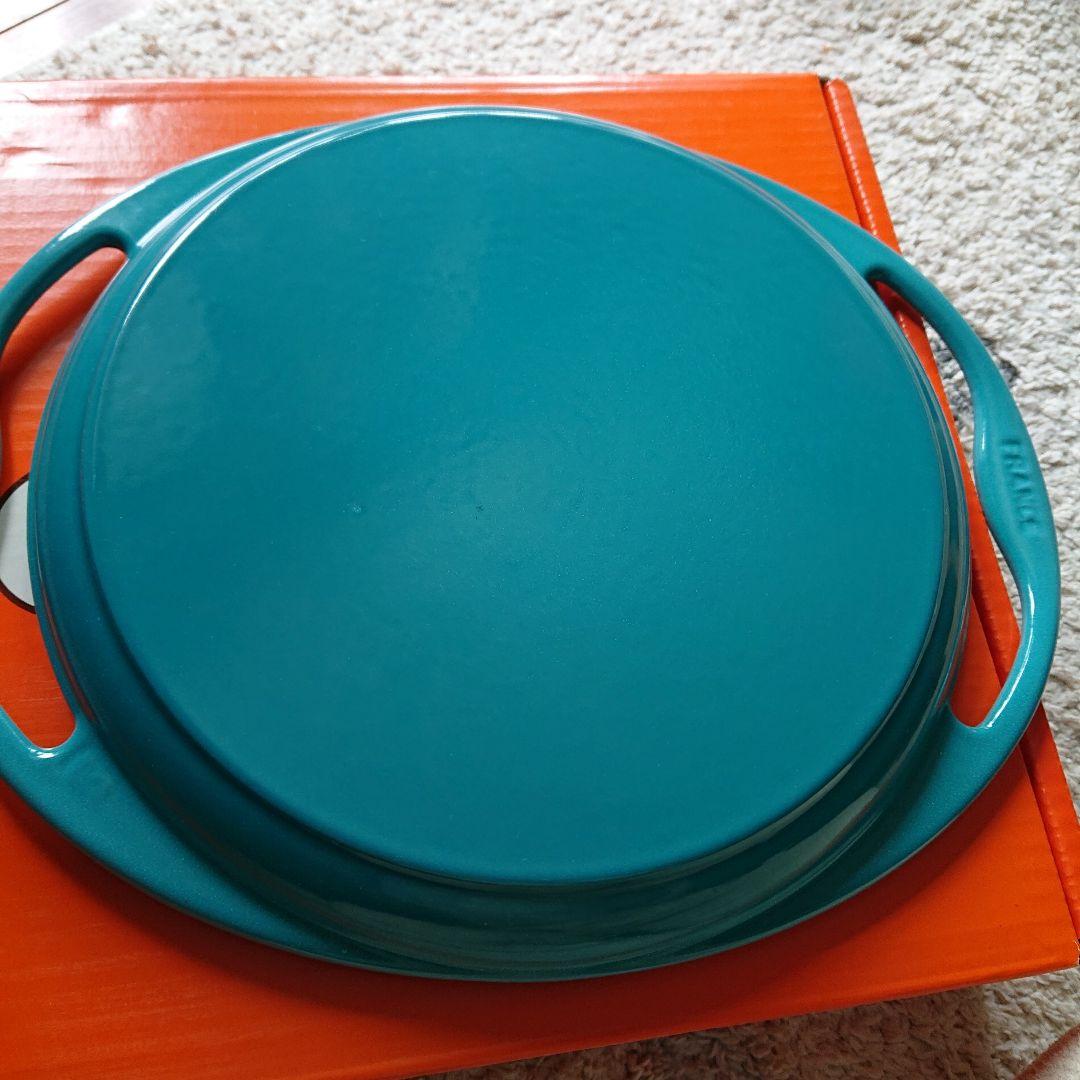 ル・クルーゼ グリルパン ターコイズ 25センチ